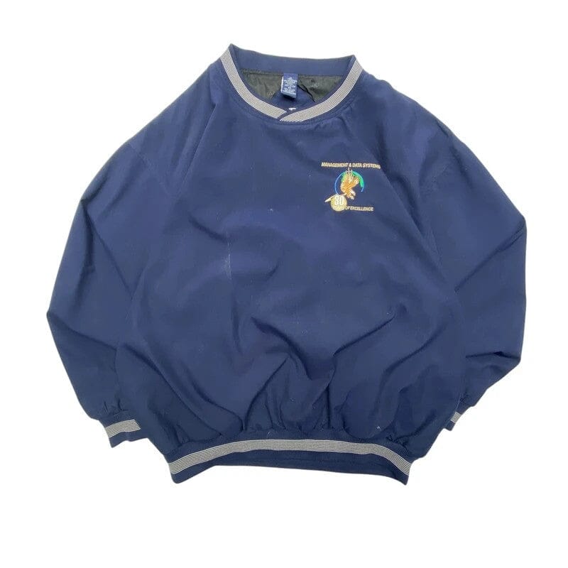 Navy Vantage Embroidery Jersey Men's Medium Northern Pole Vintage Wholesale 