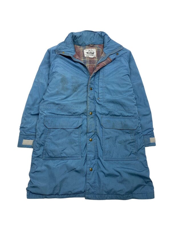 Navy Woolrich Utility Jacket Men's Large Northern Pole Vintage Wholesale 