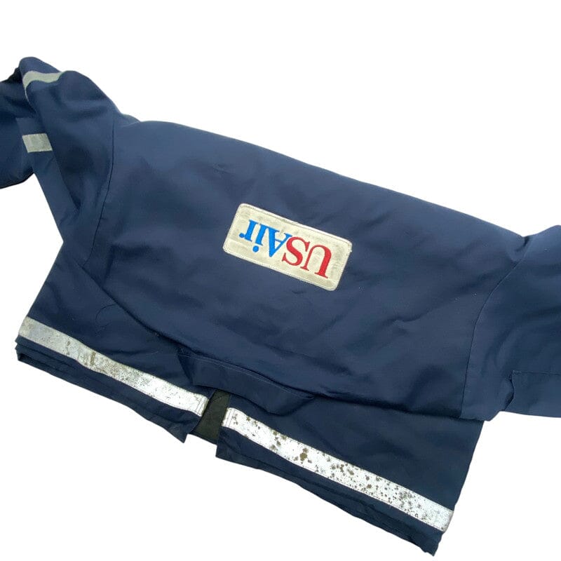 Navy Workwear Jacket Men's Large Northern Pole Vintage Wholesale 