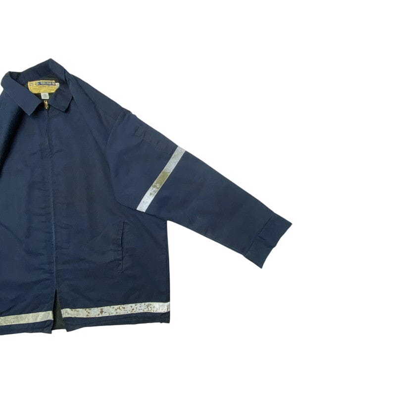 Navy Workwear Jacket Men's Large Northern Pole Vintage Wholesale 