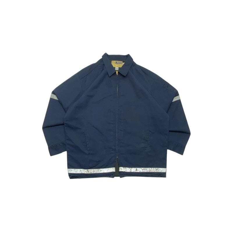 Navy Workwear Jacket Men's Large Northern Pole Vintage Wholesale 