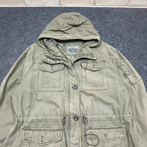 Olive Green Levi's Work Jacket Women's XXL Northern Pole Vintage Wholesale 