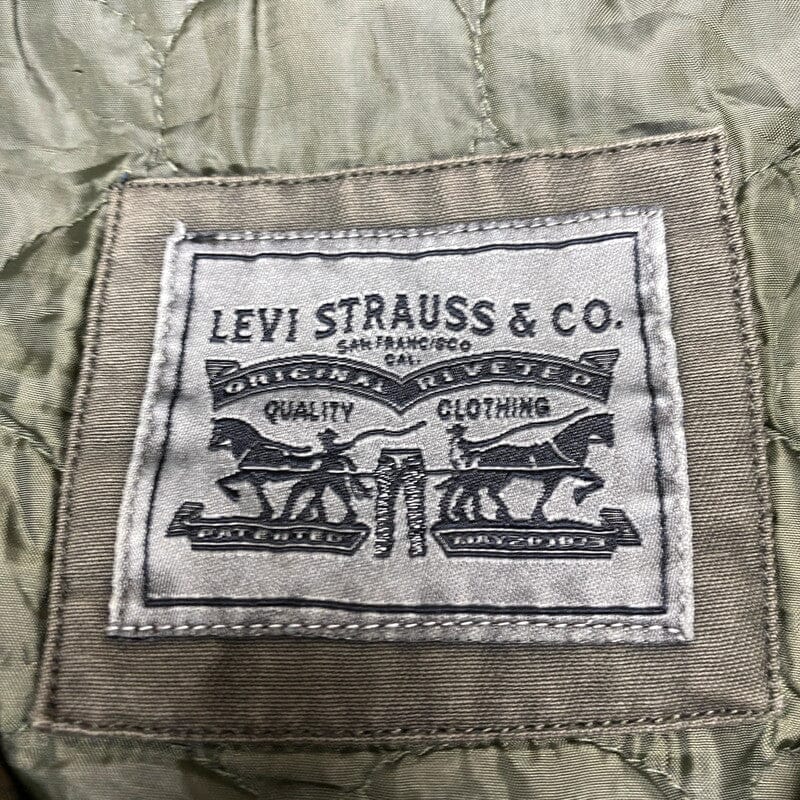 Olive Green Levi's Work Jacket Women's XXL Northern Pole Vintage Wholesale 