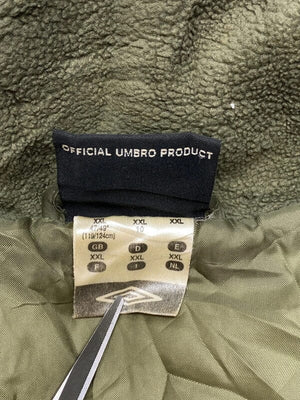 Olive green umbro puffer gilet men's xxl Northern Pole Vintage Wholesale 