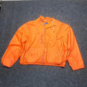 Orange Ralph Lauren Bomber Jacket Men's XL Northern Pole Vintage Wholesale 
