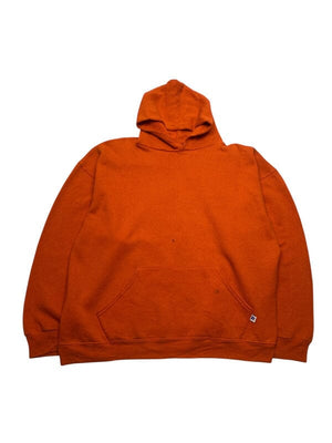 Orange Russell Athletic Blank Hoodie Men's XL Northern Pole Vintage Wholesale 