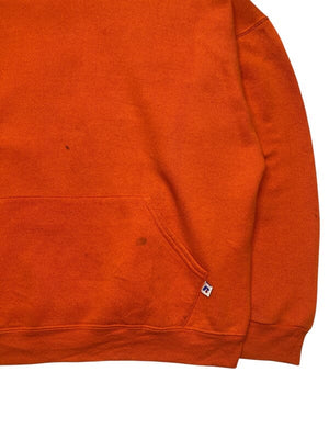 Orange Russell Athletic Blank Hoodie Men's XL Northern Pole Vintage Wholesale 