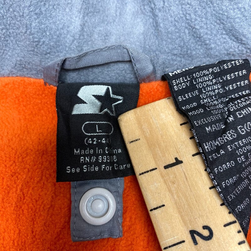 Orange Starter Windbreaker Men's Large Northern Pole Vintage Wholesale 