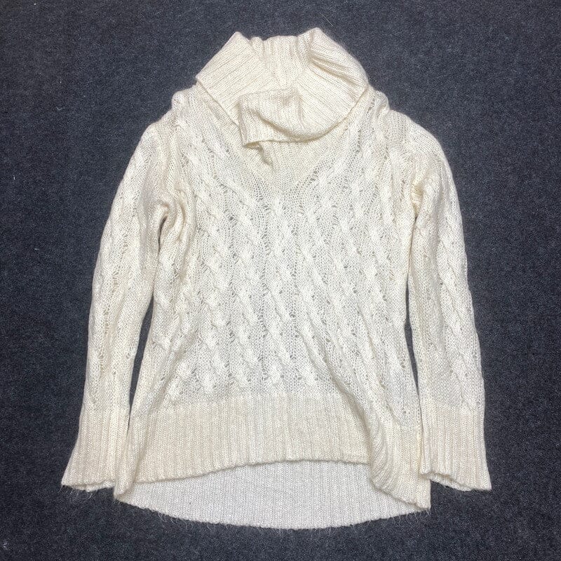 Per Una Cream Turtleneck Jumper XL Northern Pole Vintage Wholesale 
