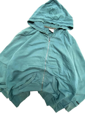 Petrol green columbia zip-through hoodie women's xl Northern Pole Vintage Wholesale 