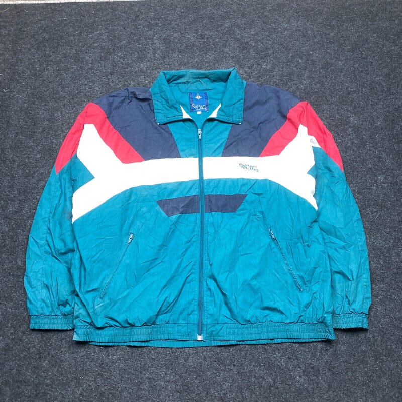 Petrol Green Outdoor Walley Windbreaker XL Northern Pole Vintage Wholesale 