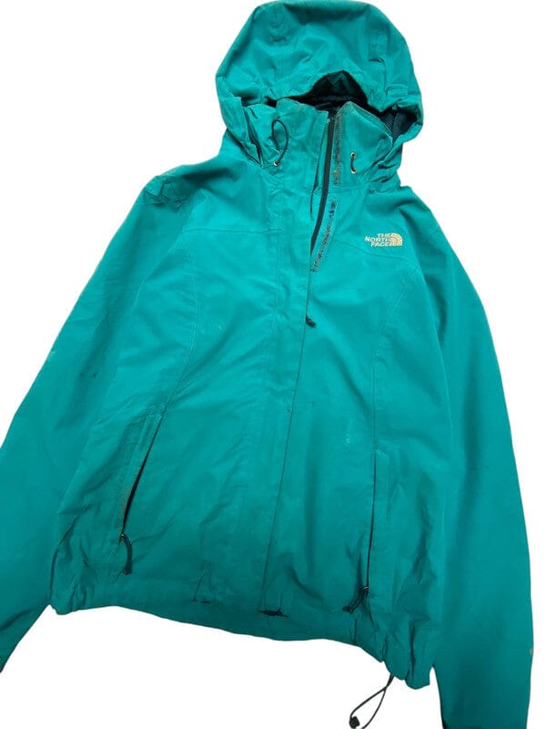 Petrol Green The North Face Windbreaker Women's Small Northern Pole Vintage Wholesale 