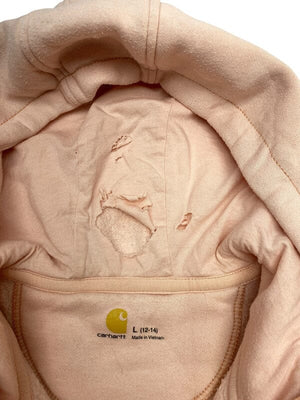 Pink Carhartt Zip-through Hoodie Women's Large Northern Pole Vintage Wholesale 