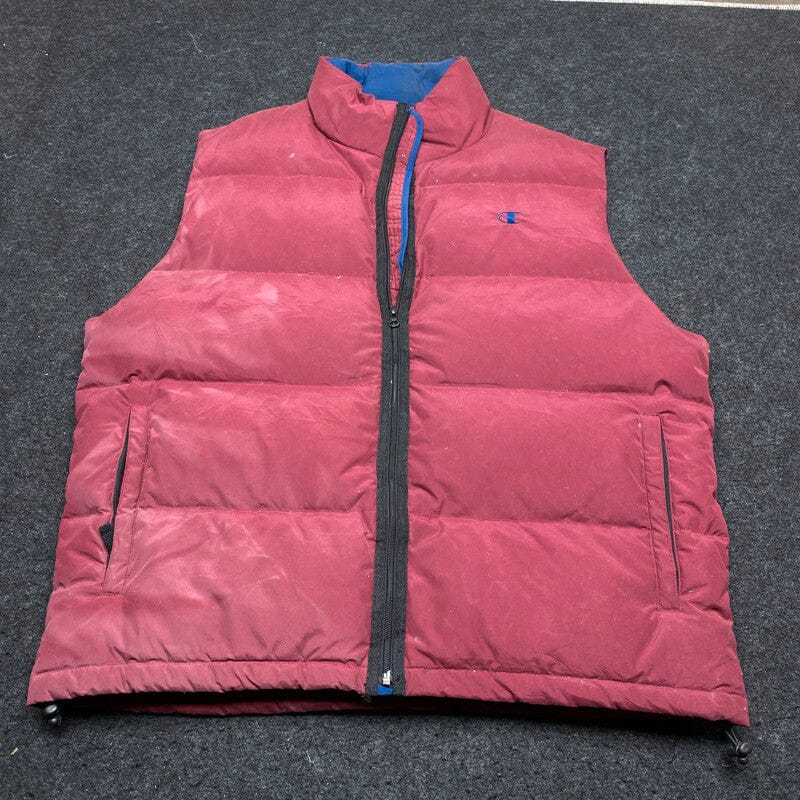 Pink Champion Puffer Gilet Men's XXL Northern Pole Vintage Wholesale 