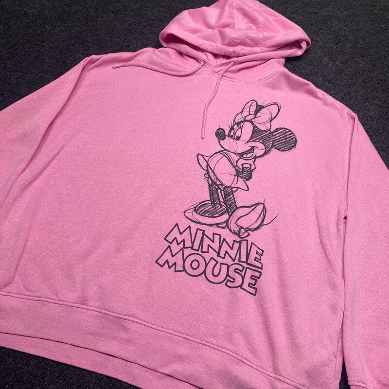 Pink Disney Minnie Hoodie XL Northern Pole Vintage Wholesale 