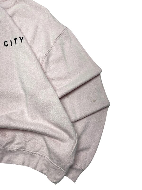 Pink Gildan Embroidery Sweatshirt Men's Medium Northern Pole Vintage Wholesale 