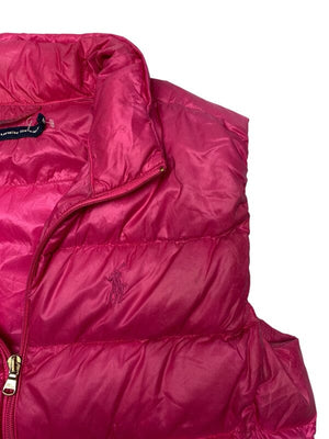 Pink Ralph Lauren Puffer Gilet Women's Medium Northern Pole Vintage Wholesale 