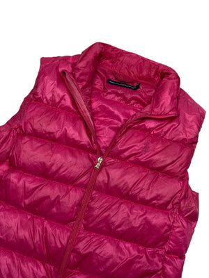 Pink Ralph Lauren Puffer Gilet Women's Medium Northern Pole Vintage Wholesale 