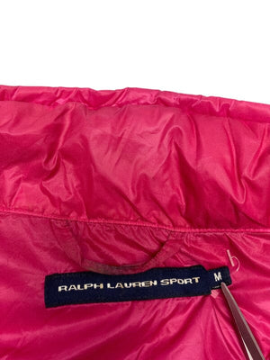 Pink Ralph Lauren Puffer Gilet Women's Medium Northern Pole Vintage Wholesale 