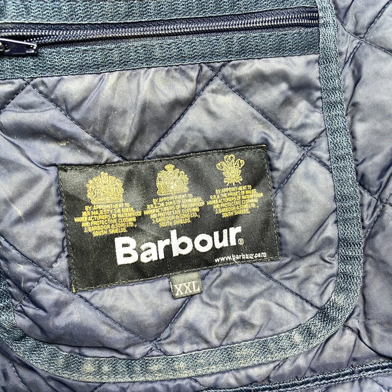 Purple Barbour Quilted Jacket Men's XXL Northern Pole Vintage Wholesale 