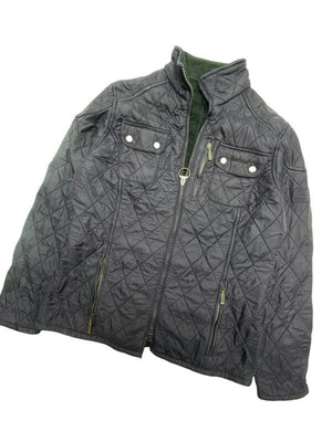 Purple Barbour Quilted Jacket Women's Large Northern Pole Vintage Wholesale 