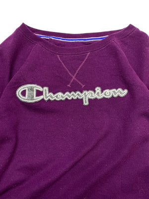 Purple Champion Logo Sweatshirt Men's Medium Northern Pole Vintage Wholesale 
