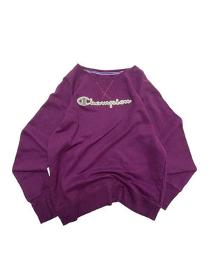 Purple Champion Logo Sweatshirt Men's Medium Northern Pole Vintage Wholesale 