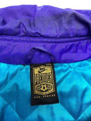 Purple Nike Quilted Jacket Men's XXL Northern Pole Vintage Wholesale 