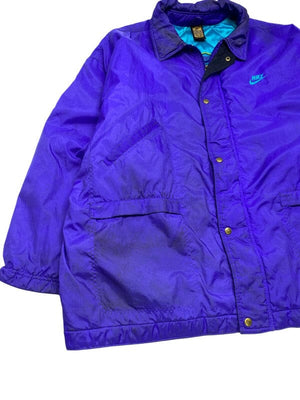 Purple Nike Quilted Jacket Men's XXL Northern Pole Vintage Wholesale 