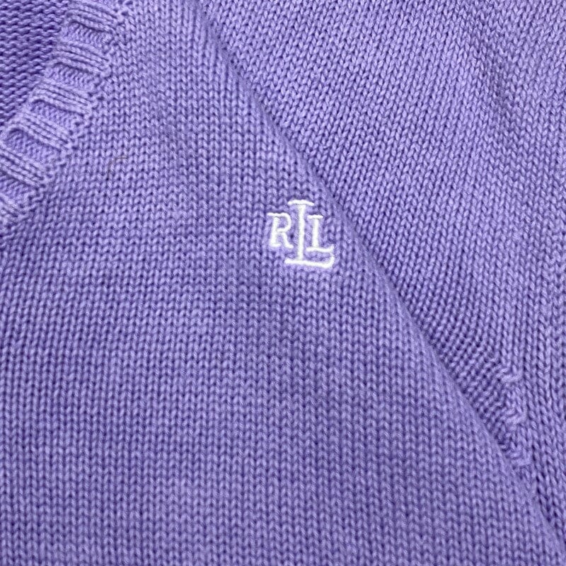 Purple Ralph Lauren Knitwear Sweater Women's Medium Northern Pole Vintage Wholesale 
