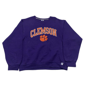 Purple Russell Athletic Sweatshirt Men's Medium Northern Pole Vintage Wholesale 