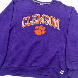 Purple Russell Athletic Sweatshirt Men's Medium Northern Pole Vintage Wholesale 