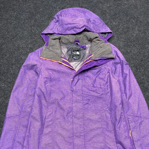 Purple The North Face Raincoat Women's XS Northern Pole Vintage Wholesale 