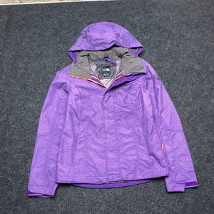 Purple The North Face Raincoat Women's XS Northern Pole Vintage Wholesale 