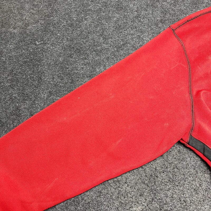Red Adidas 1/4 Zip-up Sweater XXL Northern Pole Vintage Wholesale 