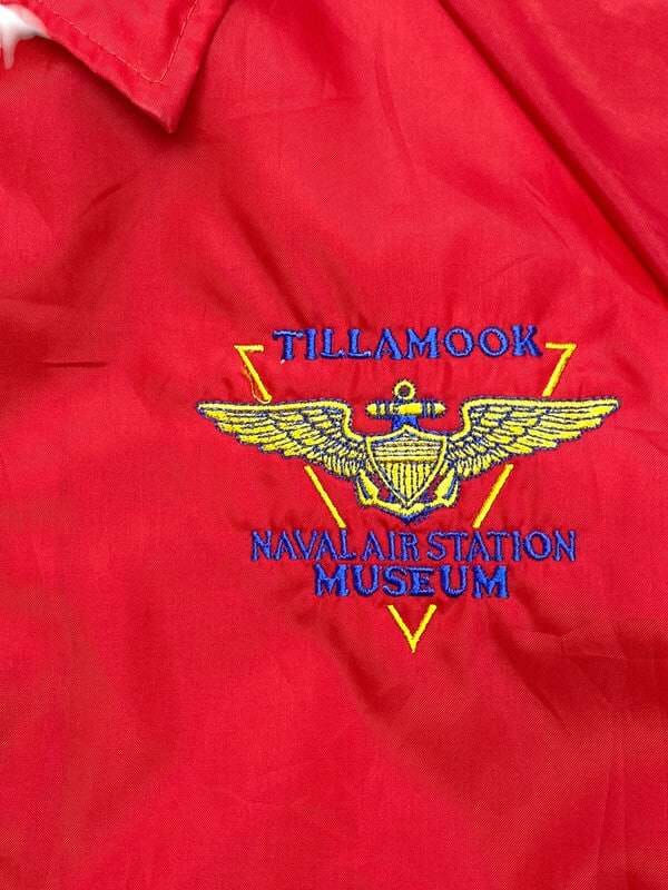 Red Cardinal Chest Embroidery Shacket Men's XL Northern Pole Vintage Wholesale 