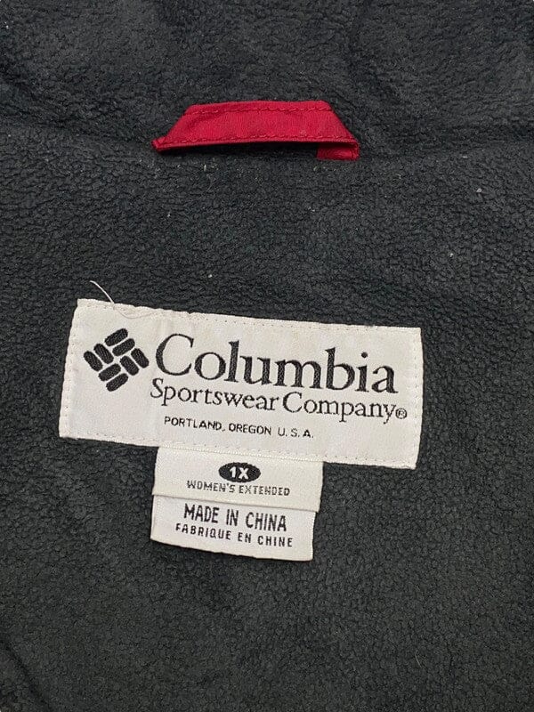 Red Columbia Windbreaker Women's XL Northern Pole Vintage Wholesale 