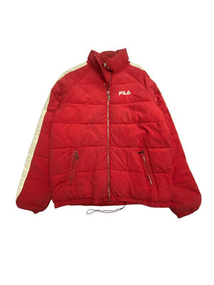 Red FILA Puffer Jacket Men's Small Northern Pole Vintage Wholesale 