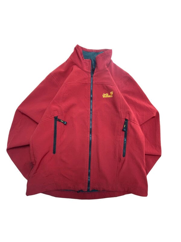 Red Jack Wolfskin Windbreaker Men's Small Northern Pole Vintage Wholesale 