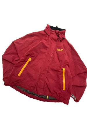 Red Jack Wolfskin Windbreaker Women's Large Northern Pole Vintage Wholesale 