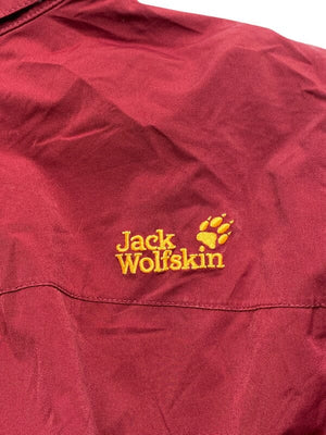 Red Jack Wolfskin Windbreaker Women's Large Northern Pole Vintage Wholesale 