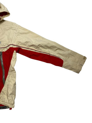 Red-Khaki Helly Hanseb Raincaot Men's Small Northern Pole Vintage Wholesale 