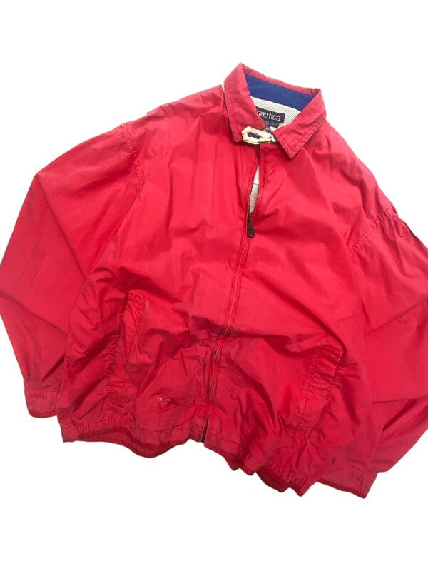Red Nautica Embroidery Windbreaker Men's XL Northern Pole Vintage Wholesale 