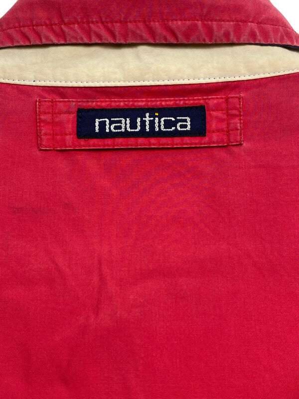 Red Nautica Embroidery Windbreaker Men's XL Northern Pole Vintage Wholesale 
