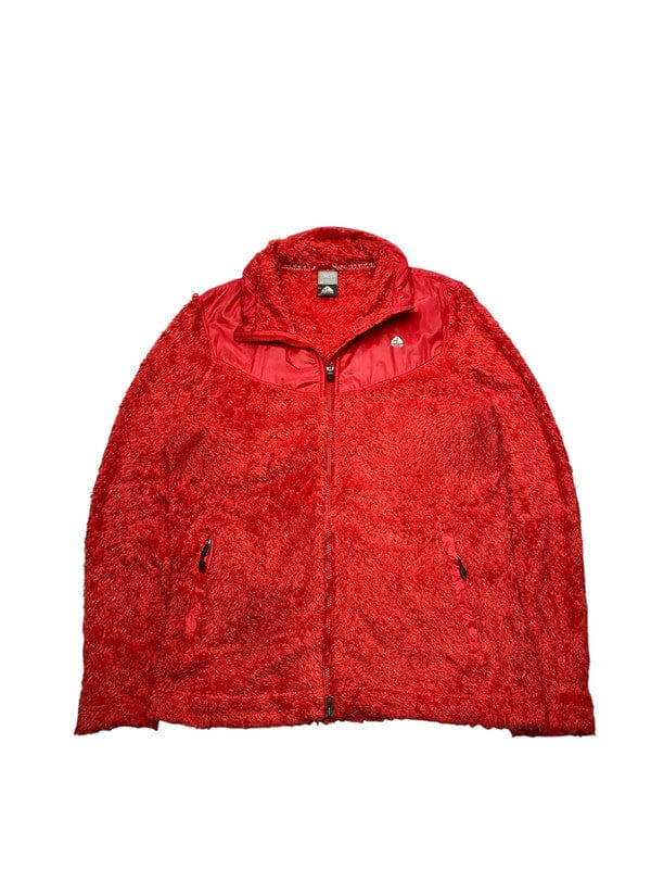 Red Nike Fleece Jacket Men's XL Northern Pole Vintage Wholesale 