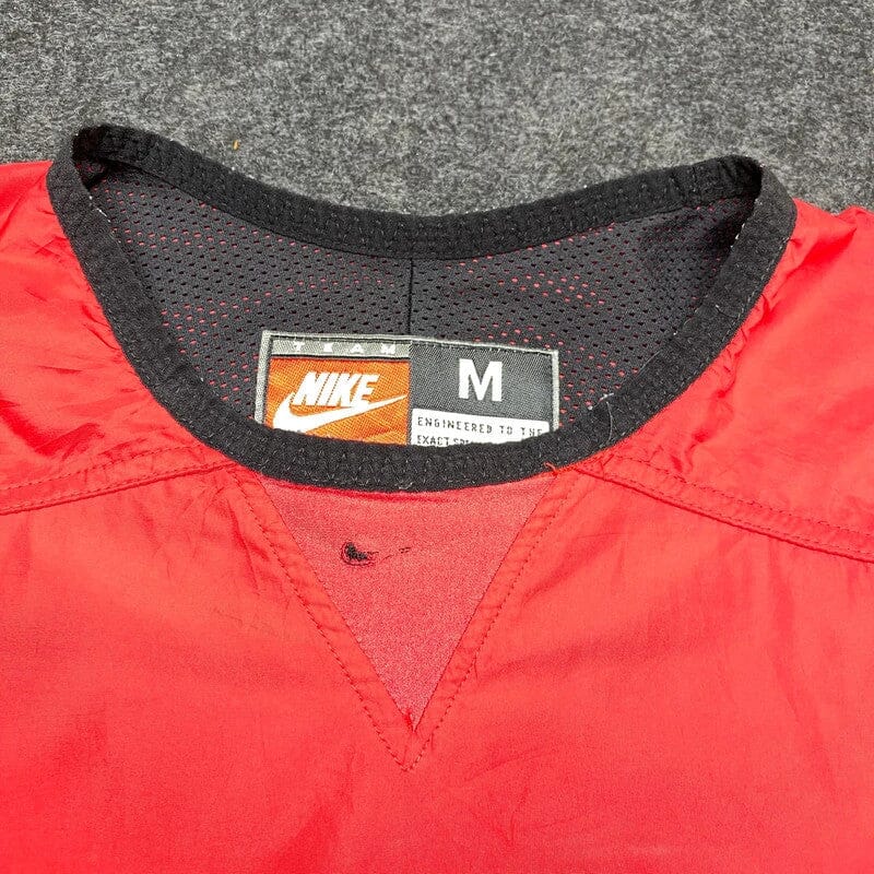 Red Nike Polyester Sweatshirt Men's Medium Northern Pole Vintage Wholesale 