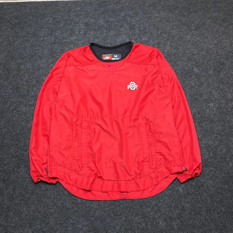 Red Nike Polyester Sweatshirt Men's Medium Northern Pole Vintage Wholesale 