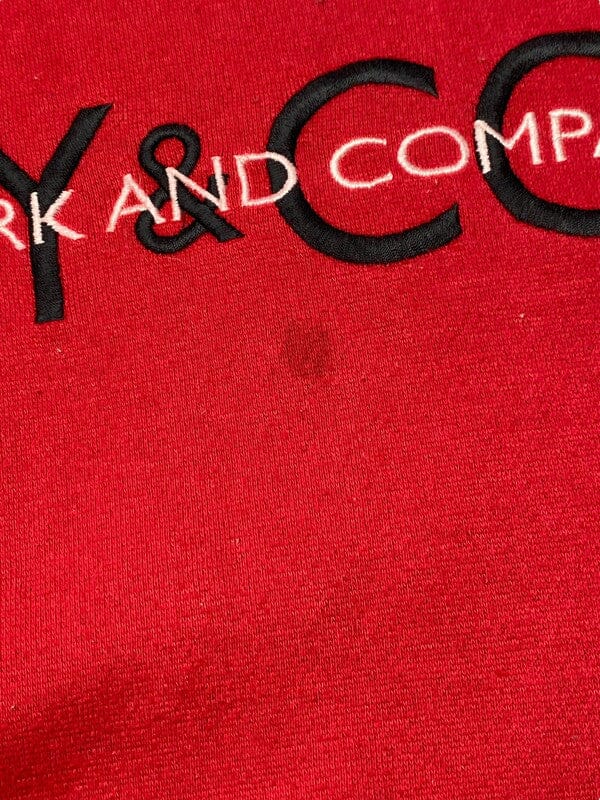Red NY&CO Embroidery Sweatshirt Men's XL Northern Pole Vintage Wholesale 