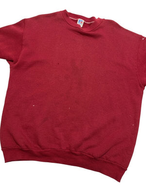 Red Russell Athletic Sweatshirt Men's Large Northern Pole Vintage Wholesale 