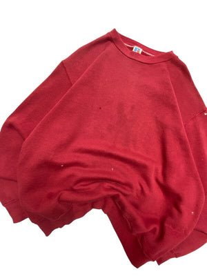 Red Russell Athletic Sweatshirt Men's Large Northern Pole Vintage Wholesale 